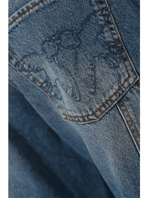 Jeans balloon Eloisette in denim con dettagli workwear PINKO | 105542 A2RPPJD